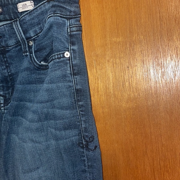 •LEVEL 99•OCEAN WASH "LIZA" HIGH RISE SKINNY STYLE DENIM JEANS SIZE 28 EUC - Picture 6 of 8